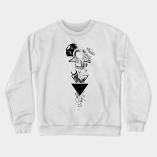 Astronaut Star Crewneck Sweatshirt